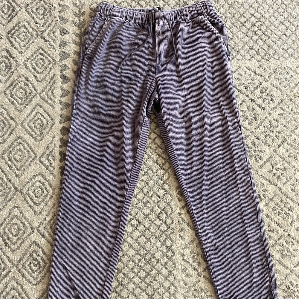 ASOS Size Medium Stretch Lavender Grey Corduroy Pants